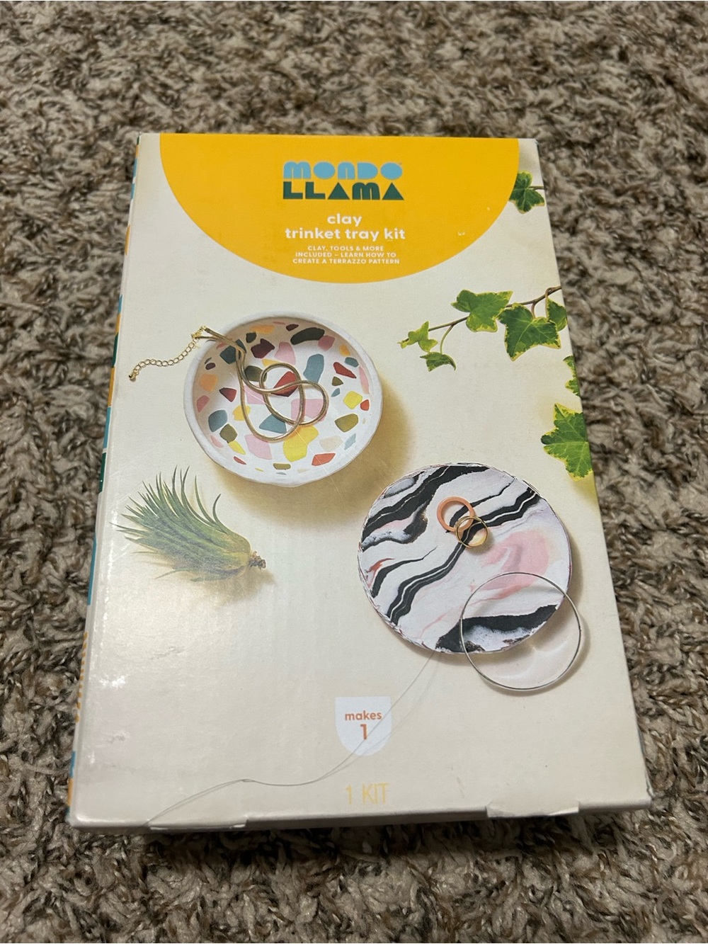 Mondo Llama Clay Trinket Tray Kit